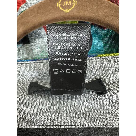 Ali Miles Cardigan Blazer Swing Jacket Size XL Multicolor Abstract Artsy Artist - Picture 6 of 10